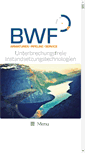 Mobile Screenshot of bwf-armaturen.de